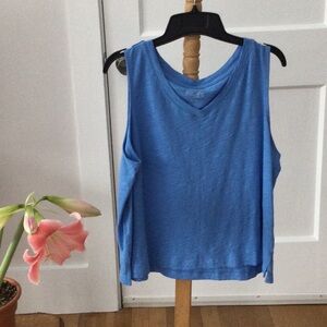 Blue Sleeveless Women's Top from ESCAPE by Habitat Clothes